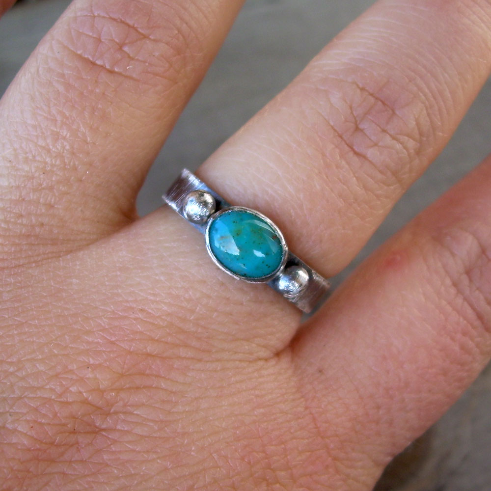 blue chrysocolla ring