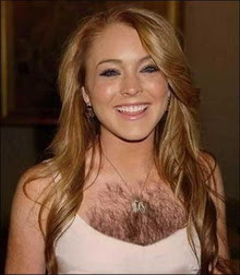 Hairy Lindsay Lohan