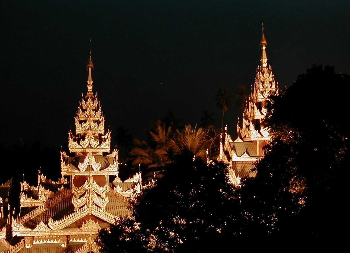 Shwedagon spires, Myanmar