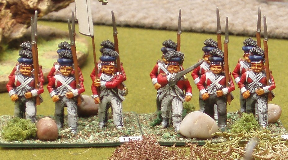 71st (Frasers) Foot in their campaign uniform - Minifgs 25mm