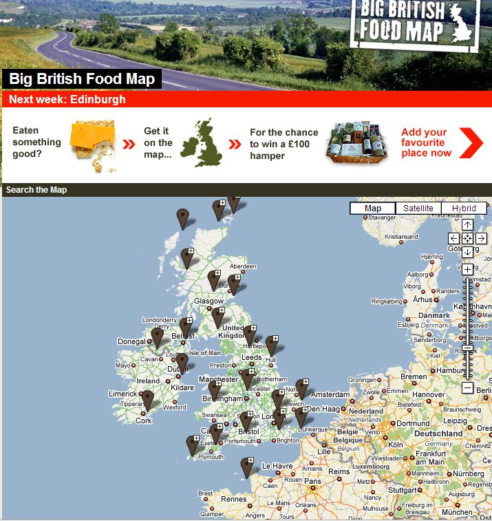 Channel 4 Big British Food Map