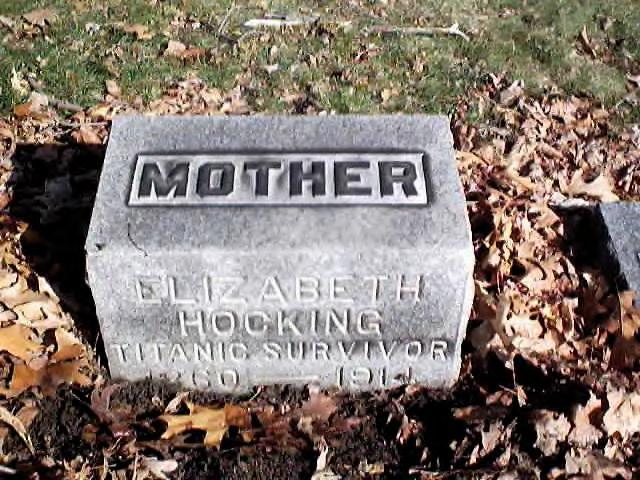Elizabeth's gravestone