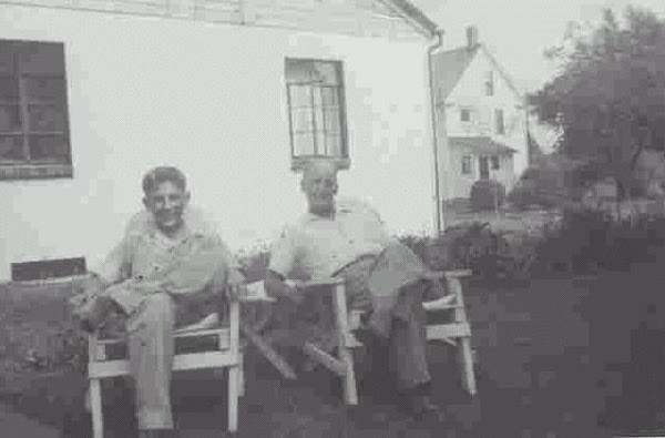 Jerry with his uncle, Guy Owens only a few months before his death