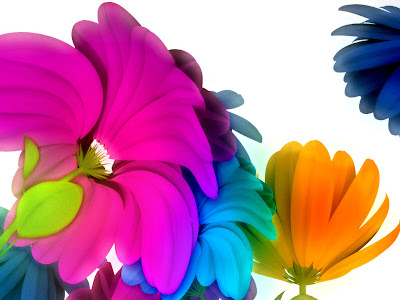 wallpapers of flowers 3d. Free 3D Digital Flowers Hi-Res