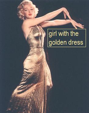 girl with the golden dress