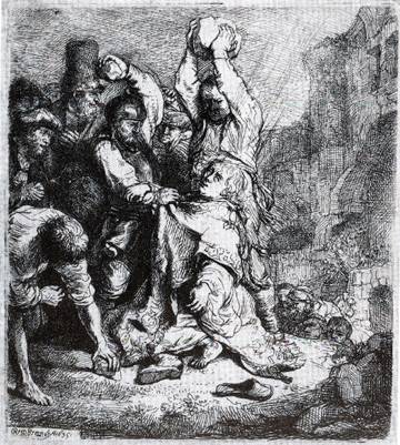 [The Stoning of Saint Stephen by Rembrandt (1635).jpg]