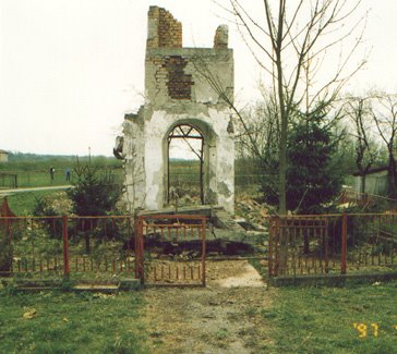 First Church destroyed in Bosnia March 1992