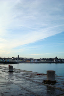 View from harbour into Donaghadee