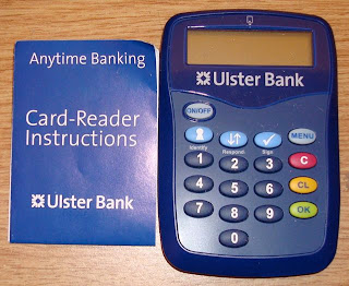 An as-yet redundant Ulster Bank card reader!