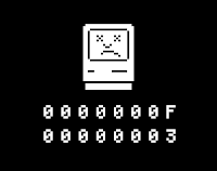 Sad Mac screen of death