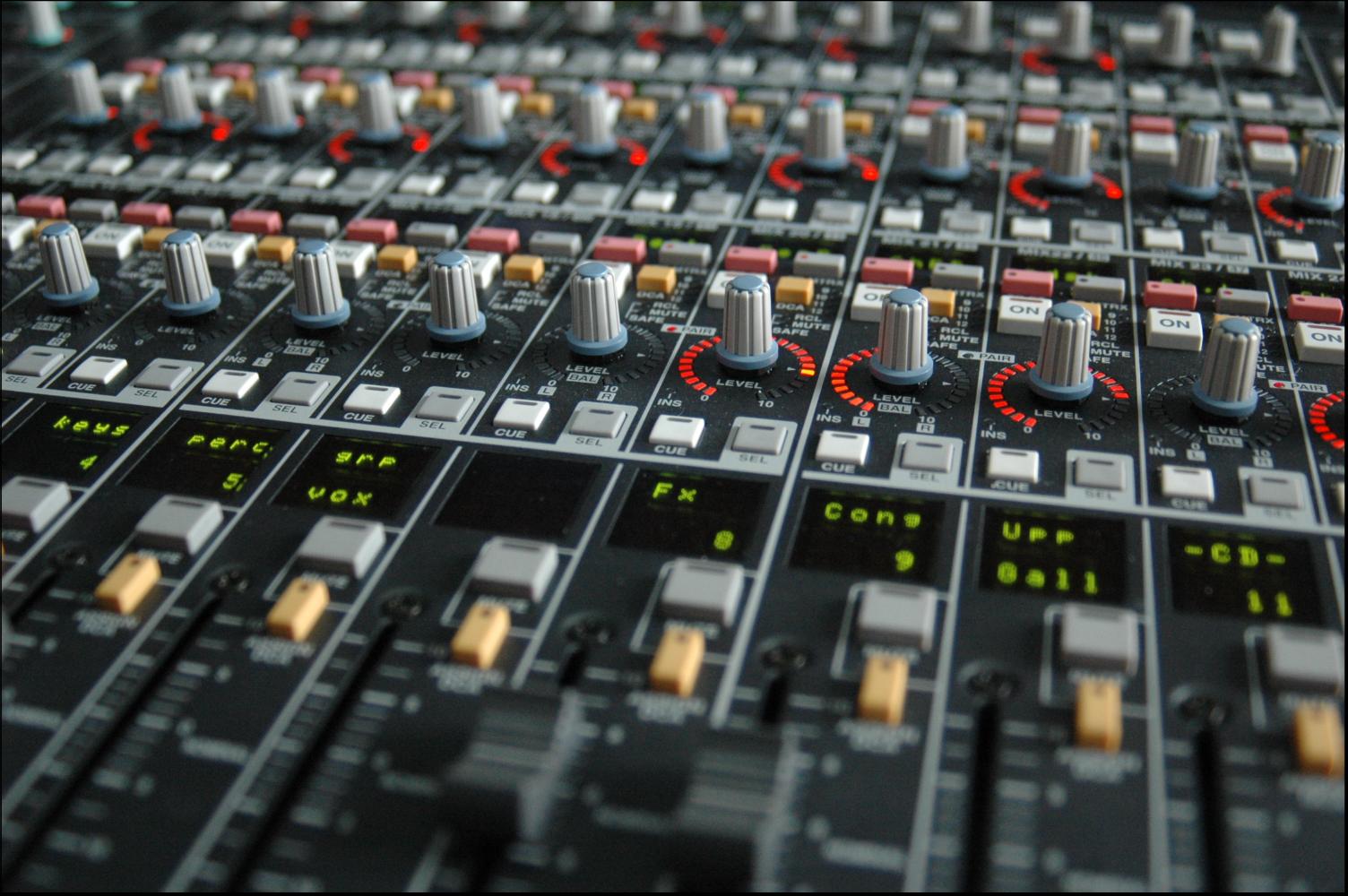 Digital mixing desk at Whitewell