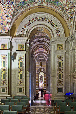 Cathedral Basilica of Saint Louis, in Saint Louis, Missouri - Our Lady's Chapel, view to back of chapel