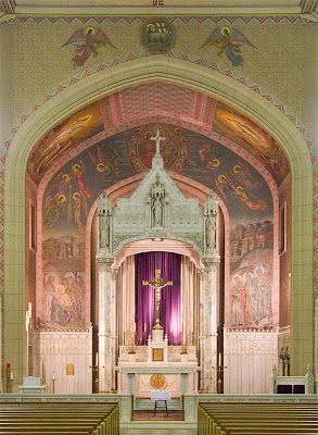 Saint Margaret of Scotland Church, in Saint Louis, Missouri, USA - sanctuary