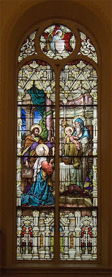 Saint Anthony of Padua Roman Catholic Church, in Saint Louis, Missouri, USA - stained glass window