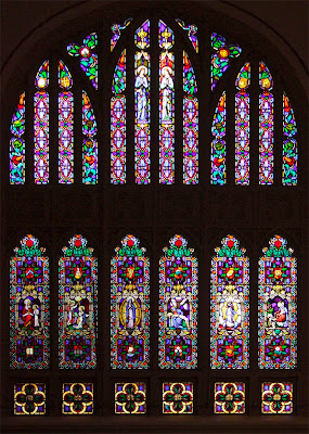 Saint Roch Roman Catholic Church, in Saint Louis, Missouri, USA - stained glass window
