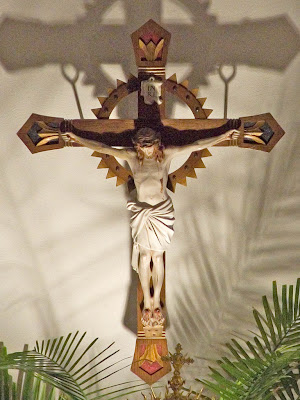 Saint Theodore Roman Catholic Church, in Flint Hill, Missouri, USA - crucifix