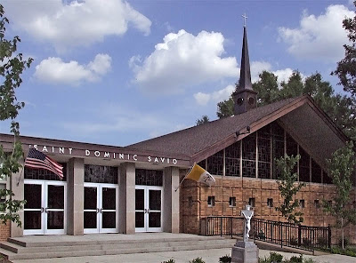 Saint Dominic Savio Roman Catholic Church, in Affton, Missouri, USA - exterior