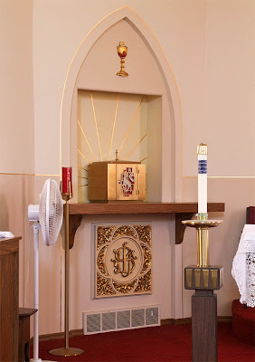 Immaculate Conception Roman Catholic Church, in Augusta, Missouri, USA - tabernacle