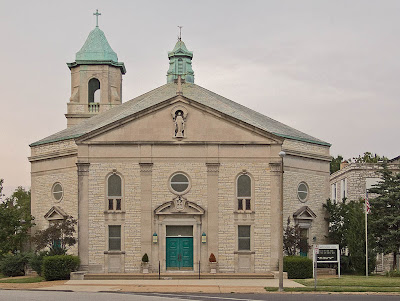 All Saints Roman Catholic Church, in University City, Missouri, USA - exterior