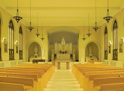 Fontbonne University, in Clayton, Missouri, USA - chapel interior