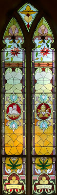 Saint Joseph Roman Catholic Church, in Chenoa, Illinois, USA - stained glass window