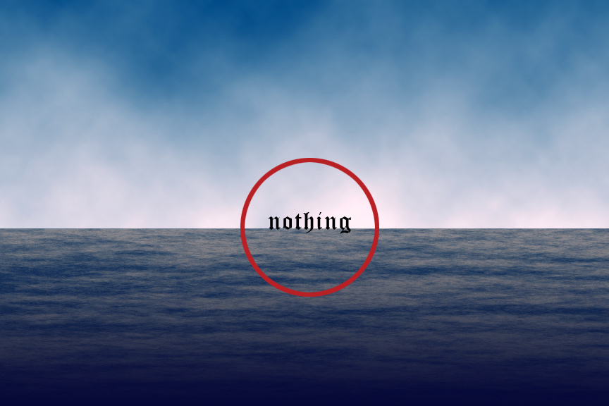 a red circle with nothing in it by allan revich (nowhere)