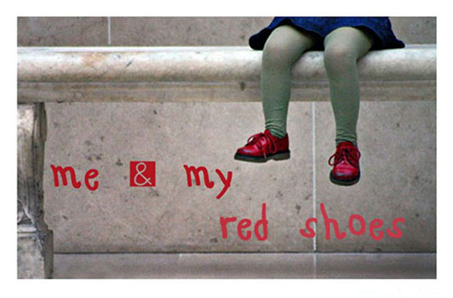 me & my red shoes