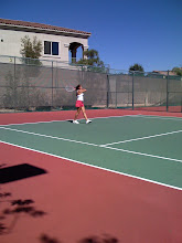 me playing tennis