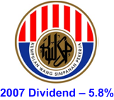 2007 EPF dividend 5.7%