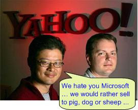 Yahoo hates Microsoft