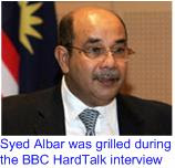 BBC Syed Albar grilled
