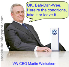 Volkswagen Boss offer to Proton