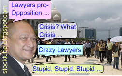 Nazri says lawyer crazy