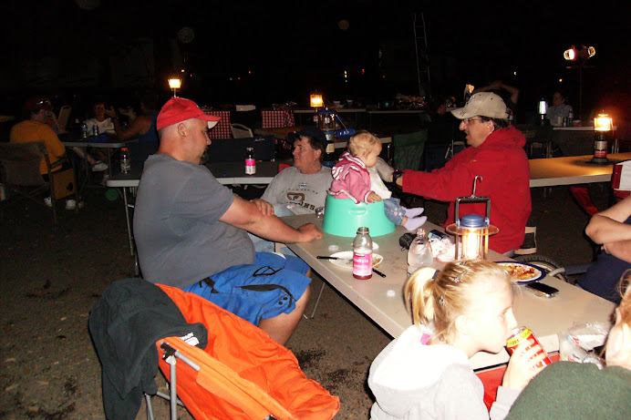 Dinner time at the camp grounds!