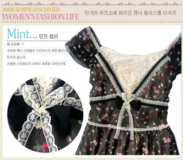 [Black+Small+Flower+Print+Korean+One-piece+Dress+$39.90.jpg]