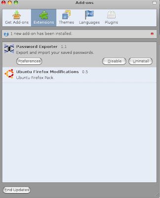 Exporta los passwords y logins guardados en Firefox Password+Exporter_2