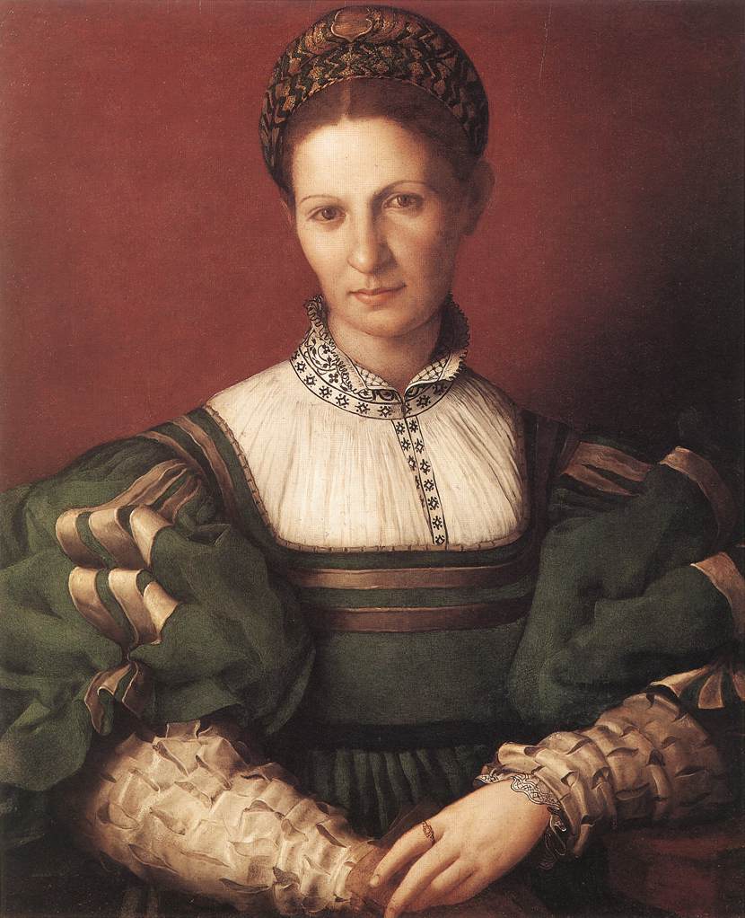 [Agnolo+Bronzino+-+Portrait+of+a+lady+in+green,+1530.jpg]