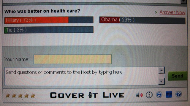 [Live+Blog+Survey+-+Health+Care+-+TalkLeft+-+CNN+Debate,+Austin,+Texas.JPG]