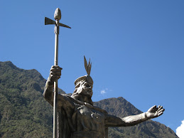 The Inca in Aguas Calientes