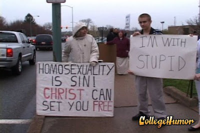 I'm With Stupid (Homophobes)