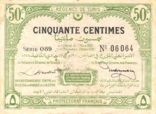 [TunisiaP48-50Centimes-1920-donatedms_f.jpg]
