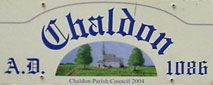 Chaldon village sign