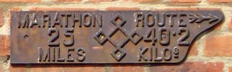 1908 Marathon plaque, Eton