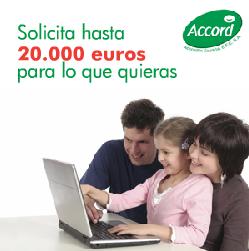 Crédito personal Accordfin de hasta 20.000 euros