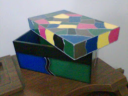 Caja Decorativa aspecto Vitral
