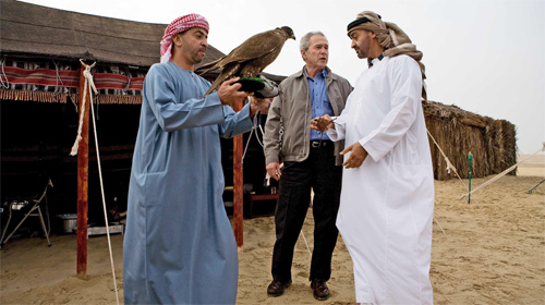 Is Bush watching some Arabs doing shiluach hakan?