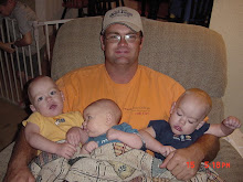 Daddy and his three little boys