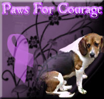 Paws for Courage--River is a poster boy