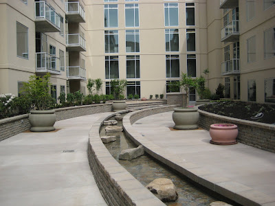 water feature in the Icon in the Gulch