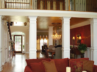 Intricate millwork and architectural moldings accent the sophistication of this home